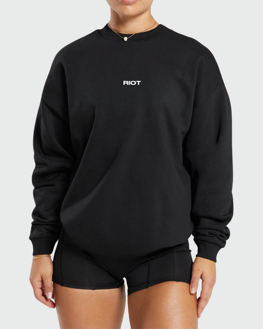 Fleece Oversized Crew Neck